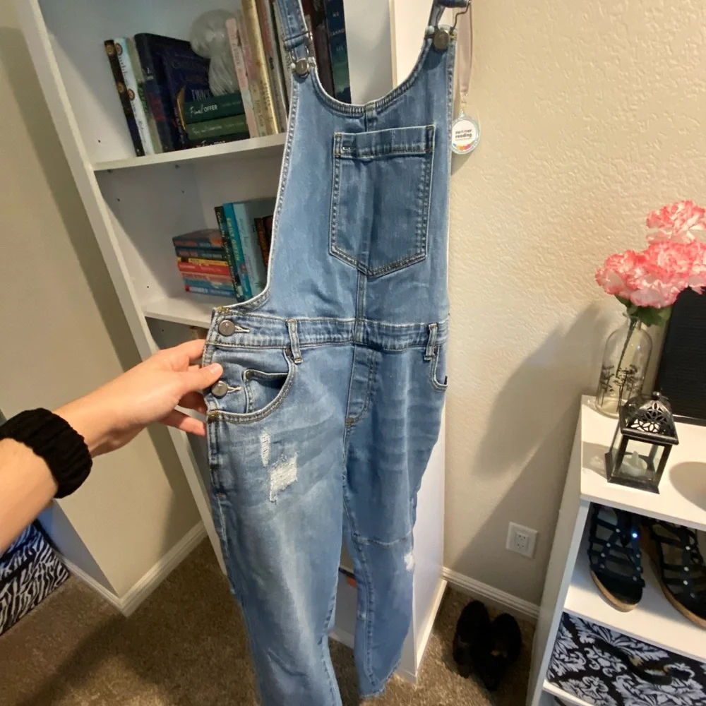 Anthropologie Pilcro and the Letterpress Denim Overalls - Picture 2 of 11